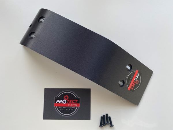 BASH GUARDS FOR CUBE STEREO HYBRID 140/160 IN HARD ANODISED BLACK