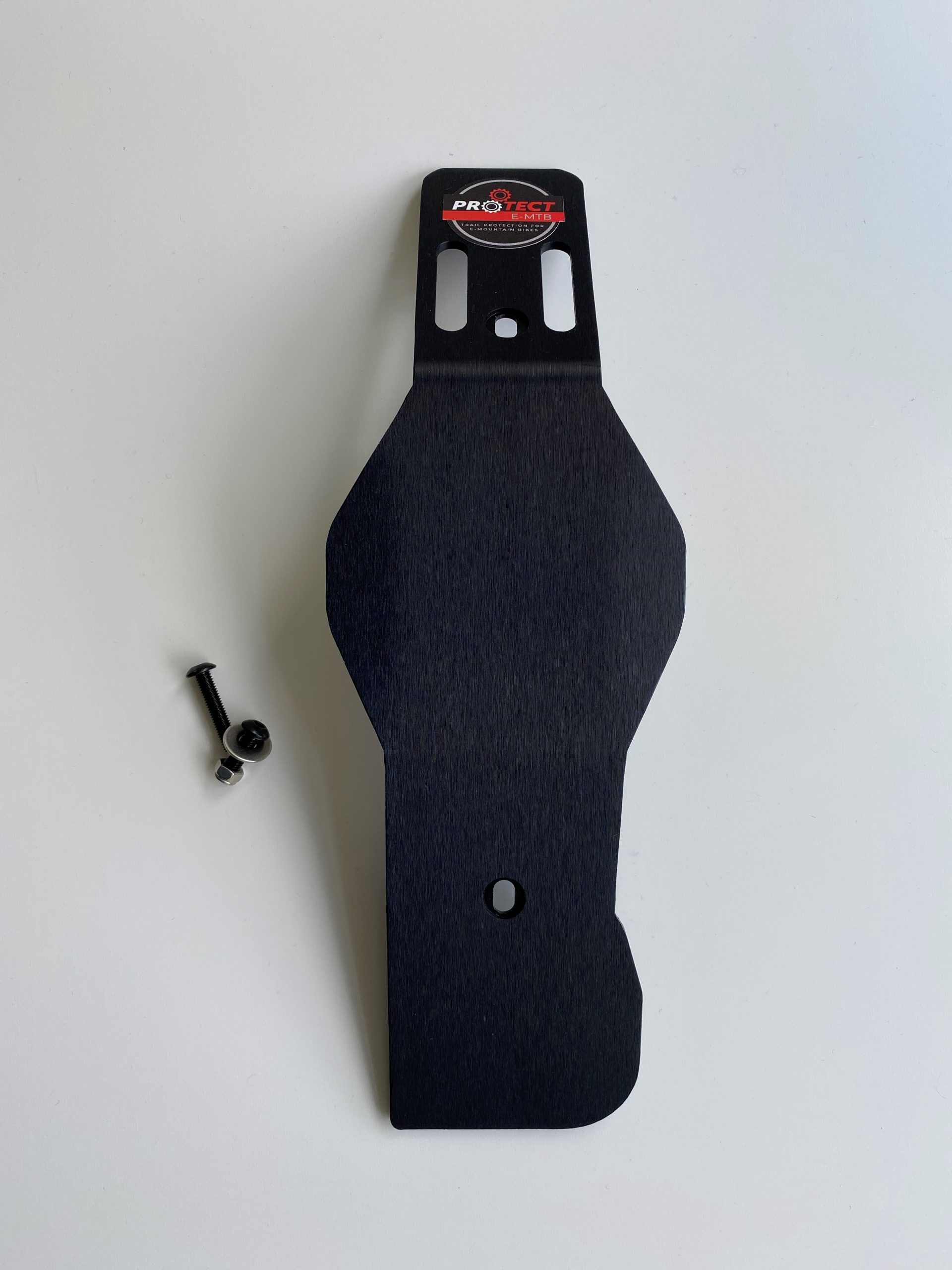 BASH GUARD DOWNHILL MODEL FOR WHYTE BIKE E SERIES E-150 E160 AND E-180. GUARD AND EXTRA LONG BOLT PACKAGE IN HARD ANODISED BLACK. Please note this is only recommended for models with the rear derailleur cable modification.(Not for the new 750W battery) - Image 3