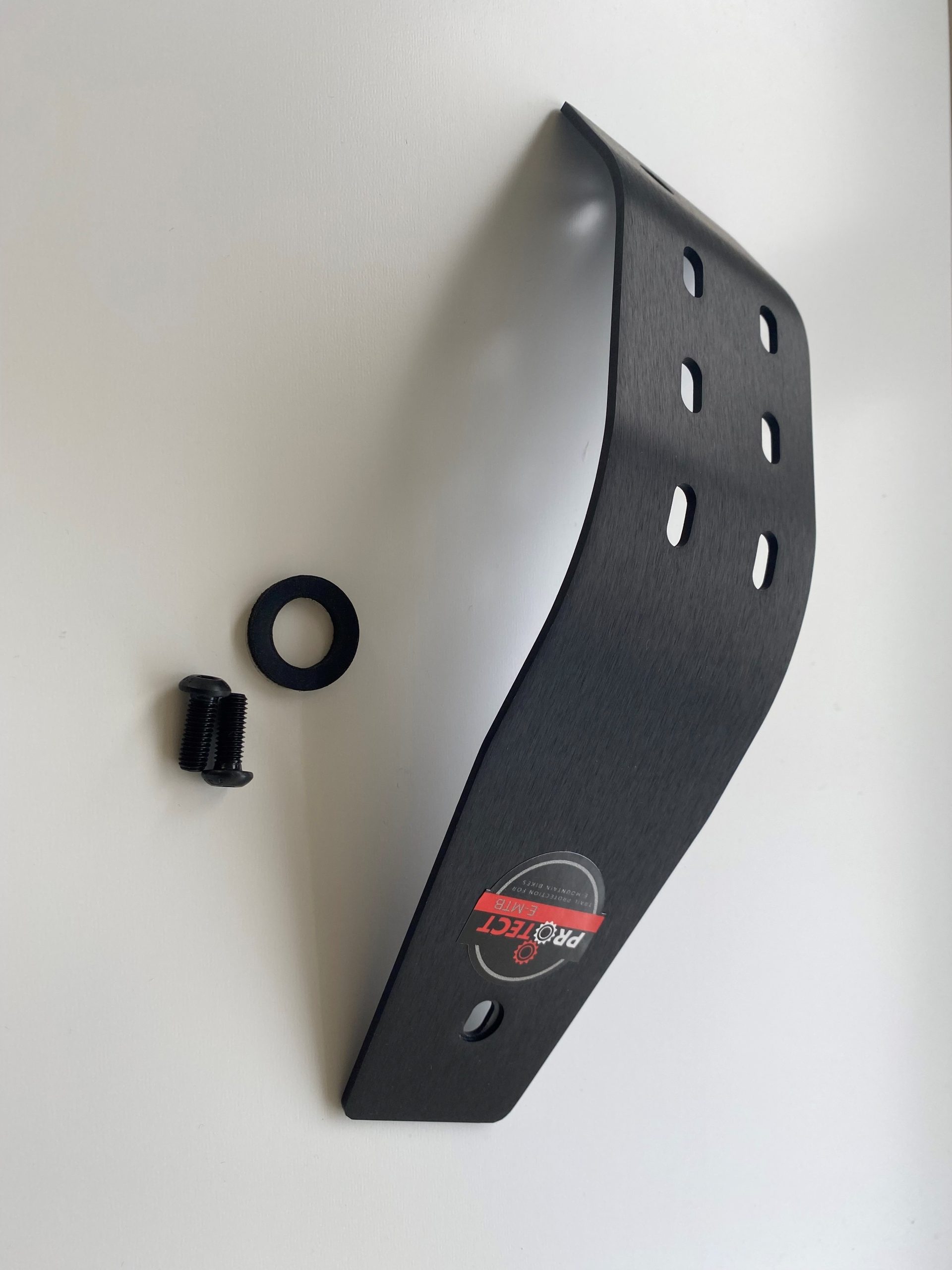 BASH GUARD FOR SPECIALIZED LEVO SL ALLOY 2020/2021/2022, WITH 2 EXTRA LONG BOLTS IN HARD ANODISED BLACK