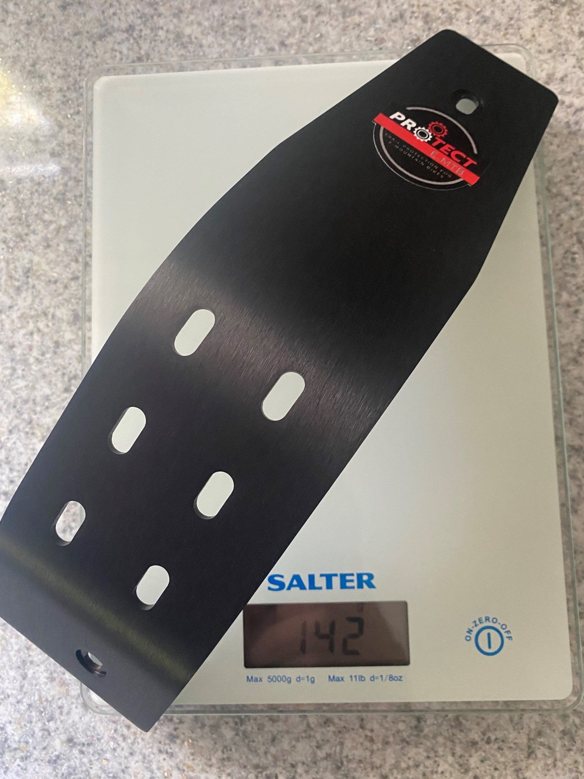 BASH GUARD FOR SPECIALIZED LEVO SL ALLOY 2020/2021/2022, WITH 2 EXTRA LONG BOLTS IN HARD ANODISED BLACK - Image 3